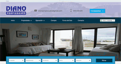 Desktop Screenshot of dianopropiedades.com